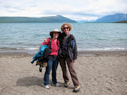 Louise and I about to leave. (louise and on the beach)