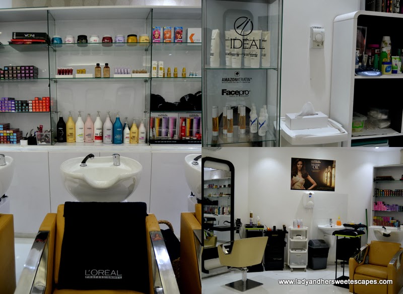 Al Marasim salon's hair products