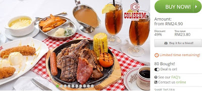 Coliseum Café & Grill Room offer, Hainanese Chicken Chop, steaks, French onion soup, chicken chop, baked stuffed crab, Discount, KL