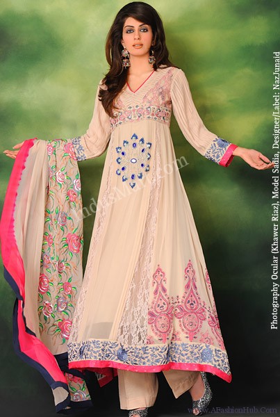 anarkali frocks with churidar