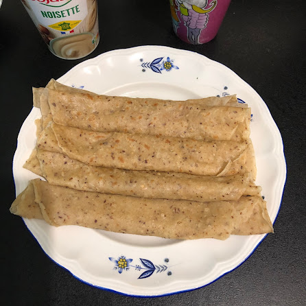 Crêpes moelleuses à la noisette sans lactose et sans oeuf (vegan)