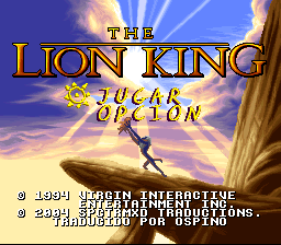 Descarga Rom The Lion King En Español Super Nintendo SNES