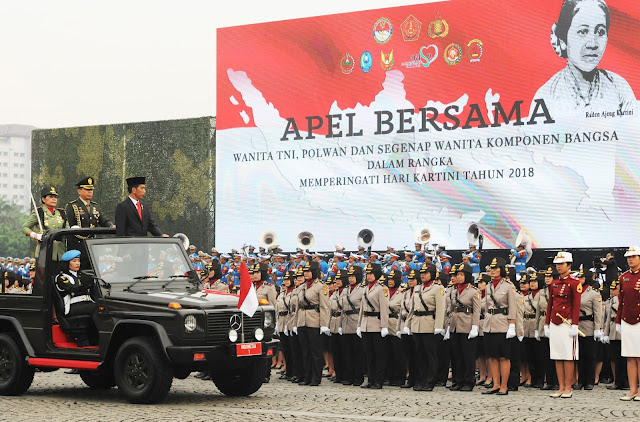 Presiden: Korps Wanita TNI/Polri Jadi Inspirasi Anak-anak Perempuan Indonesia