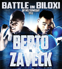 Andre Berto vs. Jan Zaveck Live