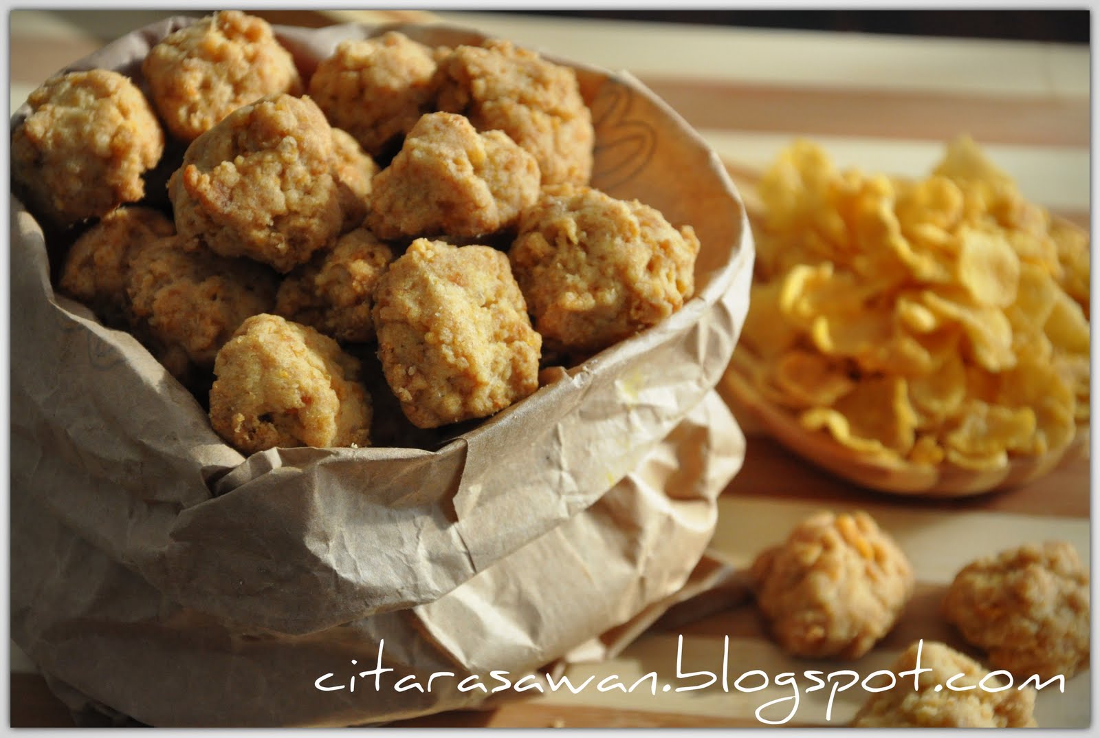 Biskut Cornflakes / Cornflakes Cookies ~ Blog Kakwan