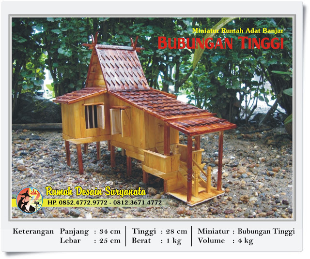 Rumah Adat Kalimantan Selatan Penjelasannya Sketsa Banjar