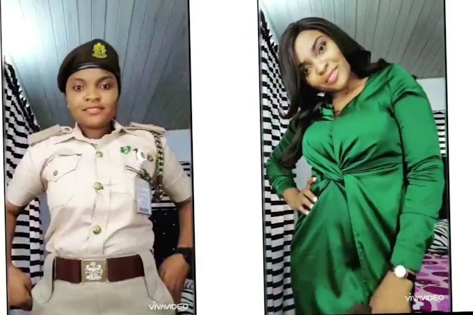 Five Nigerian female Immigration officers under fire for joining Instagram challenge