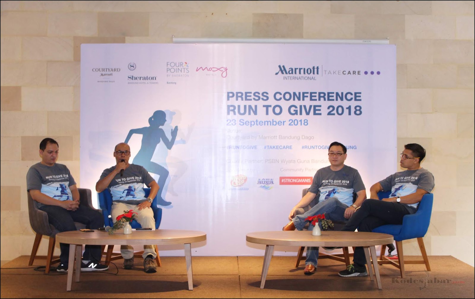 Run To Give 2018 Bersama Group Hotel Marriot Bandung