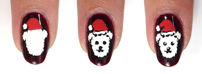 Christmas Dog Nails