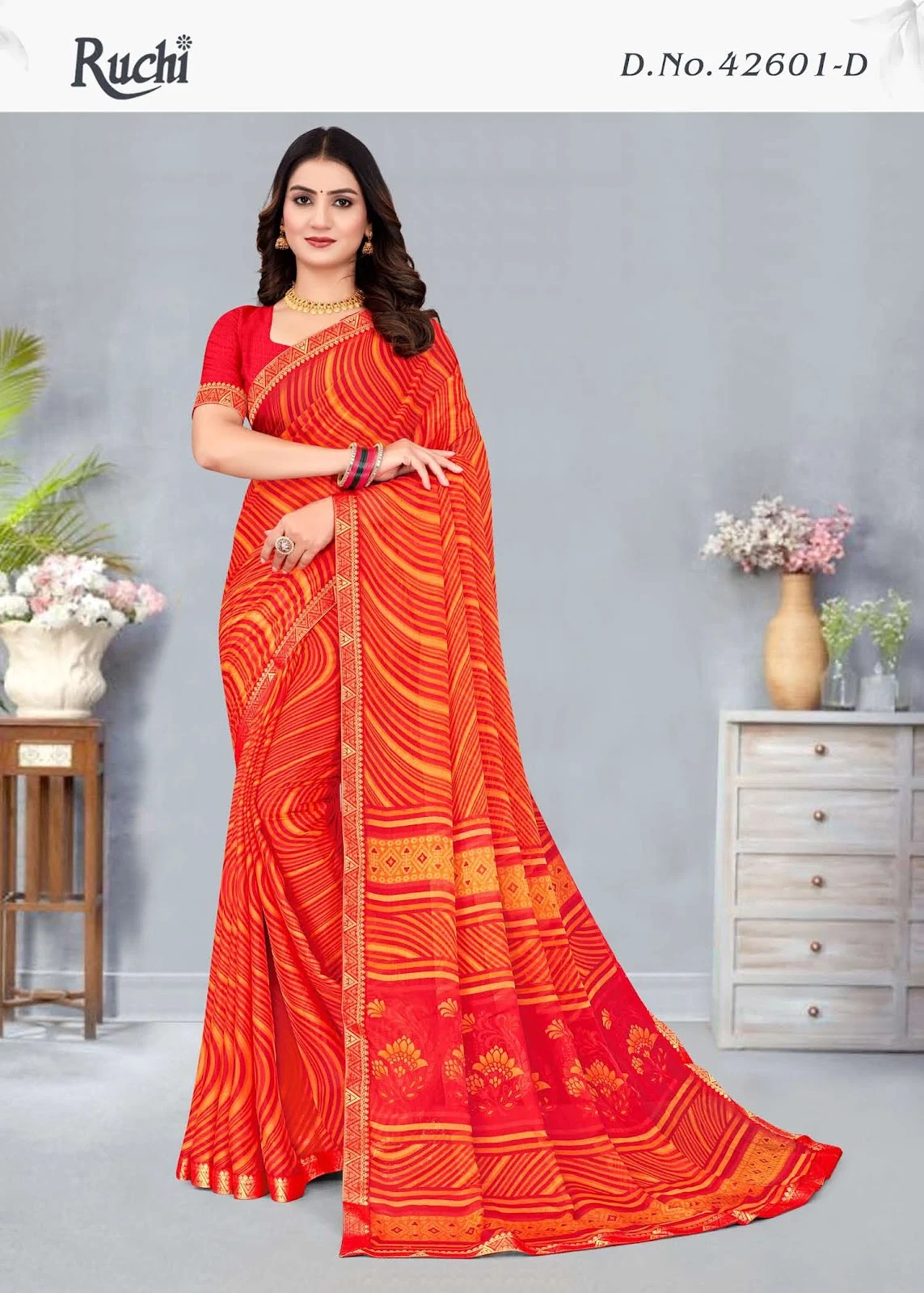 Simayaa Lehriya 1 Ruchi Chiffon Sarees