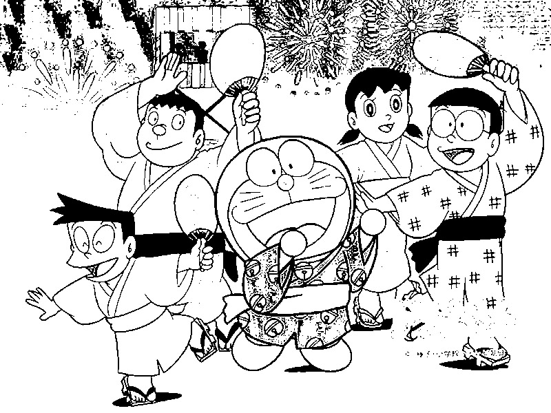 Blog de los ni os Doraemon para colorear