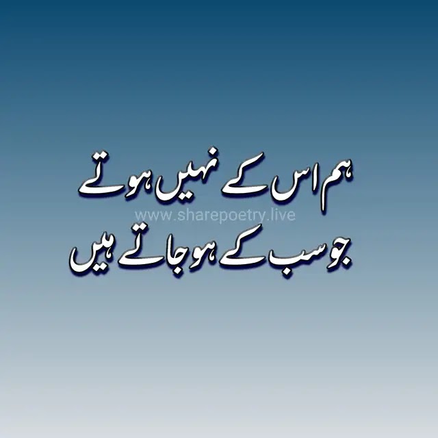 The Best One-Lines Poetry Caption in Urdu and Text-Copy
