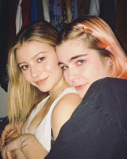 G Hannelius with her sister Michelle Knight Hannelius 2