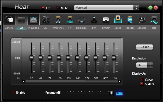 Hear, Software Amplifier dan equalizer buat PC dan Laptop ...