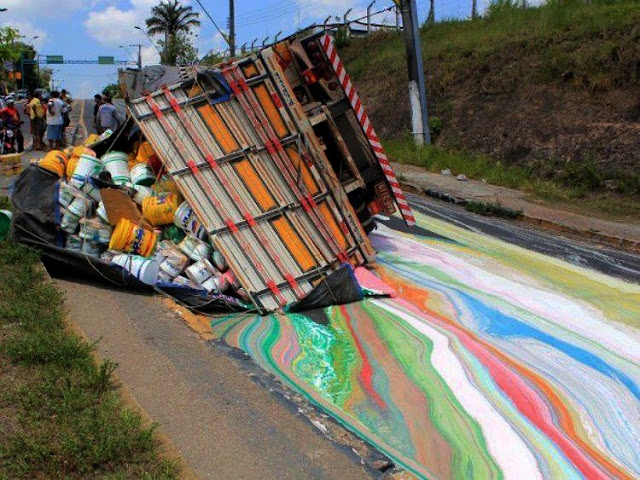 Rainbow Accident Art