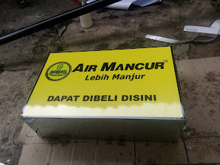 Neon box jamu Air Mancur Serang Banten