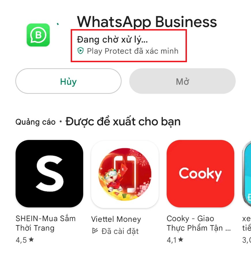 Cách sửa lỗi đang chờ tải xuống app và games trên CH PLay thành công a1