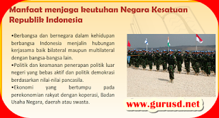 Manfaat Menjaga Keutuhan Negara Kesatuan Republik Indonesia