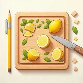 "도마 잡내 없애는 레몬 꿀팁"