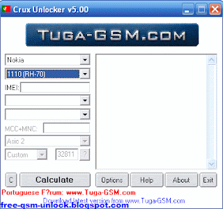 Crux Unlocker v5.00 calculator nokia