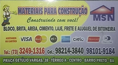 MSN MATERIAL DE CONSTRUÇÃO