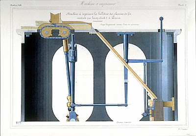 Machine à imprimer  les bulletins de chemin de fer, de Lecoq