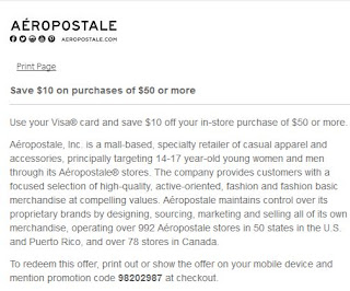 aeropostale coupons 2018