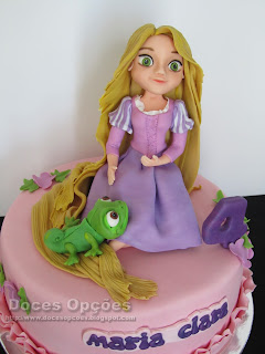 Rapunzel disney cake