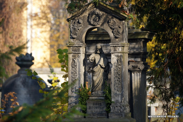 Warsaw Warszawa waszawskie cmentarze Wola Młynarska nekropolia nagrobek