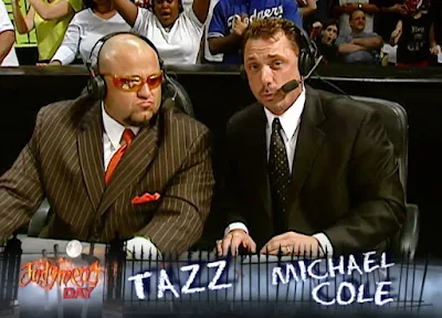 WWE Judgement Day 2004 - Michael Cole and Tazz