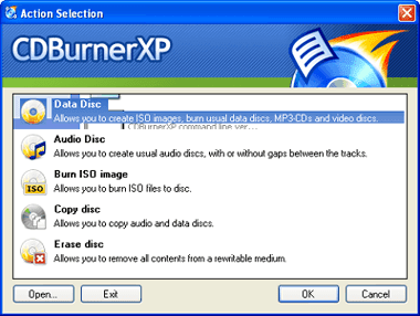 CDBurnerXP 