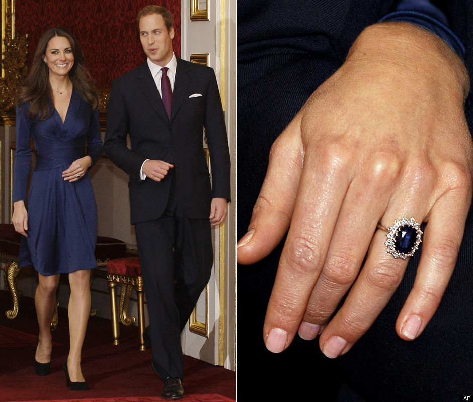 kate and william photos engaged. Kate Middleton engagement ring