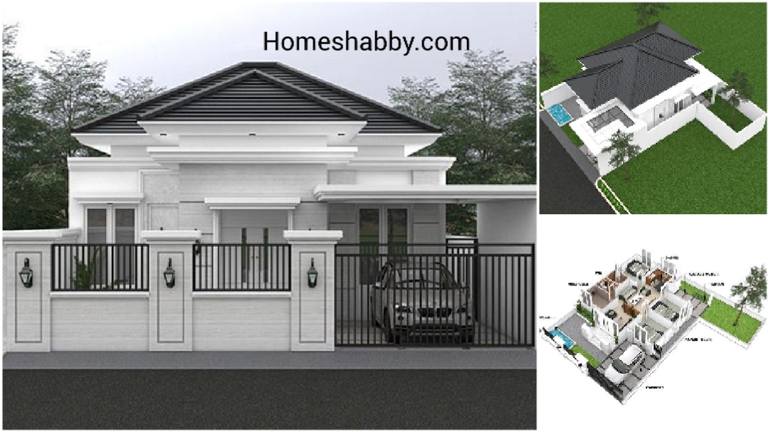  Desain  Rumah  Leter  L 3  Kamar  10 Desain  Rumah  Minimalis 3  