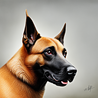 The Belgian Malinois police dog is a highly trained breed that is commonly used in law enforcement for its exceptional intelligence, agility, and strength.