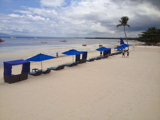 Beach at Bellevue Resort and Hotel in Panglao, Bohol, Philippines.