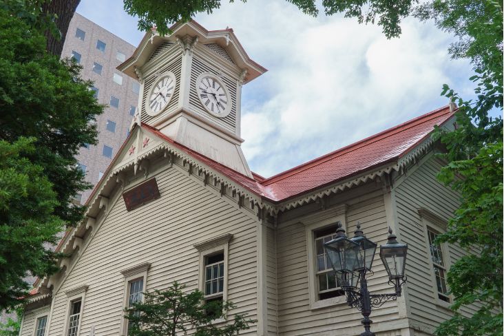 หอนาฬิกาประจำเมือง Sapporo Clock Tower