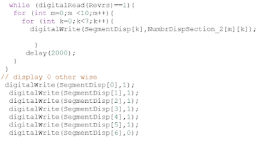7 Segment with Arduino Code