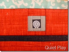 Sew Retro oven fussy cut oven dial