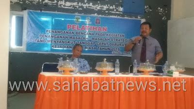 Kepala BPBD Pinrang Harap Relawan Kebencanaan Selalu Siaga