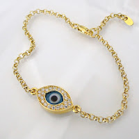 Evil Eye Bracelet Gold2