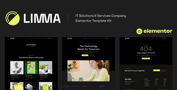 Best IT Solutions & Services Company Elementor Template Kit