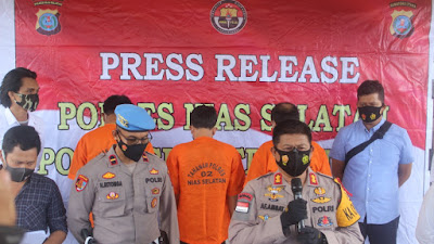 Memeras Kades & Kasek, Oknum LSM Di Nias Selatan Ditangkap Polisi.