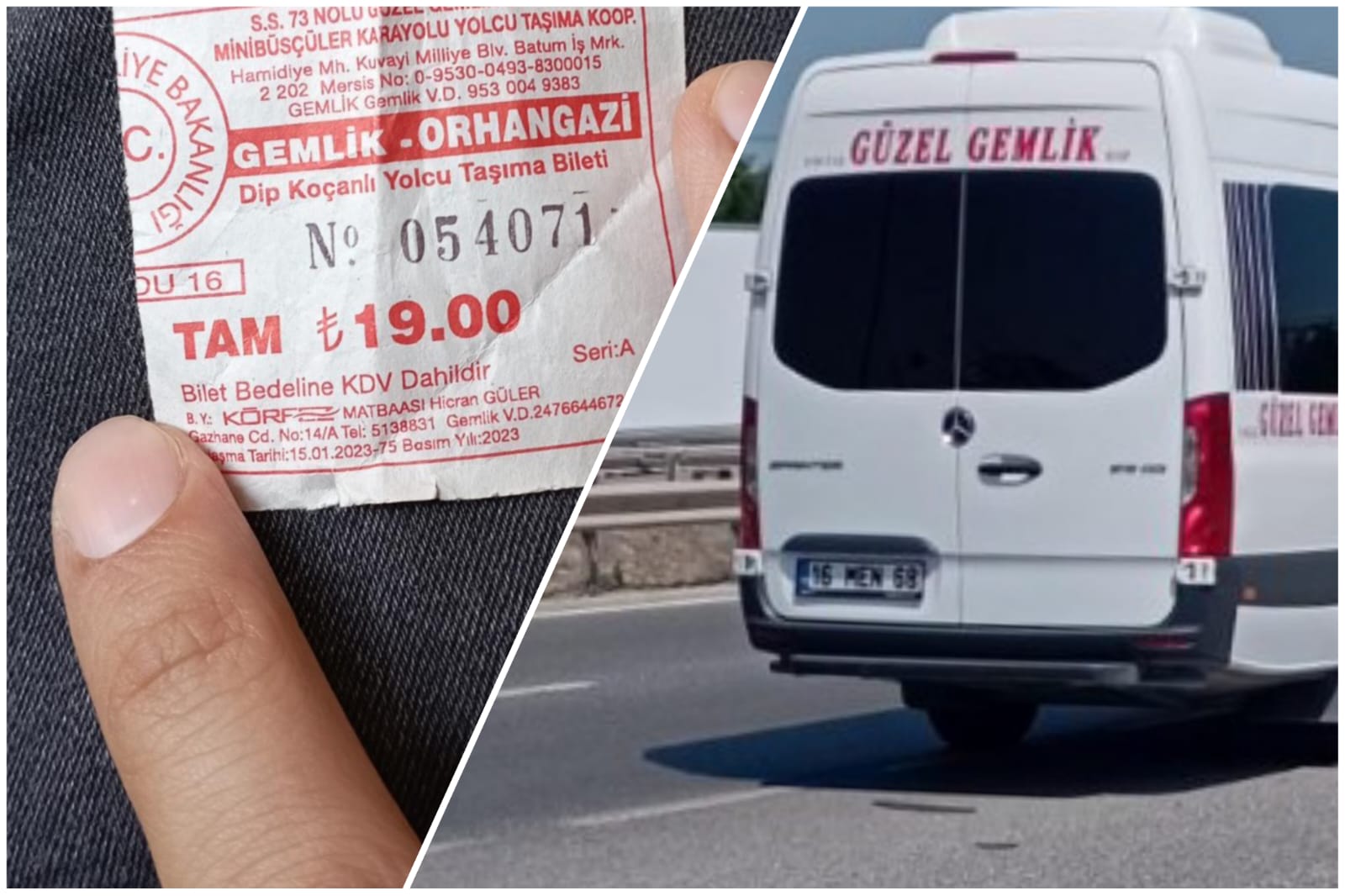 Gemlik'te , bir engelli vatandaşın otobüs firmasına yönelik şikayeti gündeme geldi.