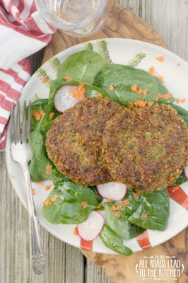 Oat, Farro, and Bean Veggie Burgers