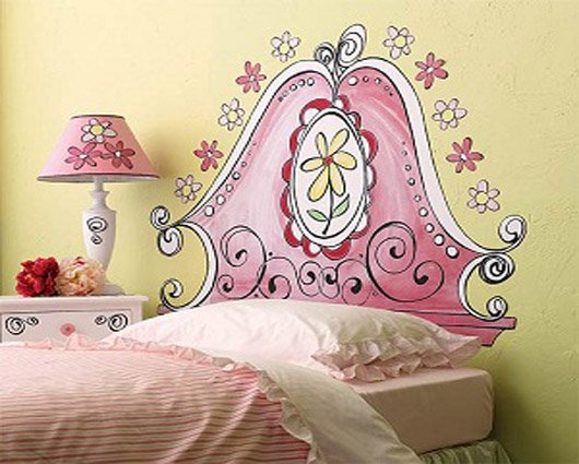 CABECERAS PINTADAS - PAINTED HEADBOARD by dormitorios.blogspot.com CABECEROS PINTADOS