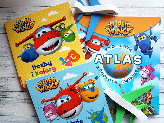  Super Wings. Atlas. Kto lata dookoła świata.  Super Wings. Podróżuję i rymuję.  Super Wings. Liczby i kolory.  Wydawnictwo AMEET 