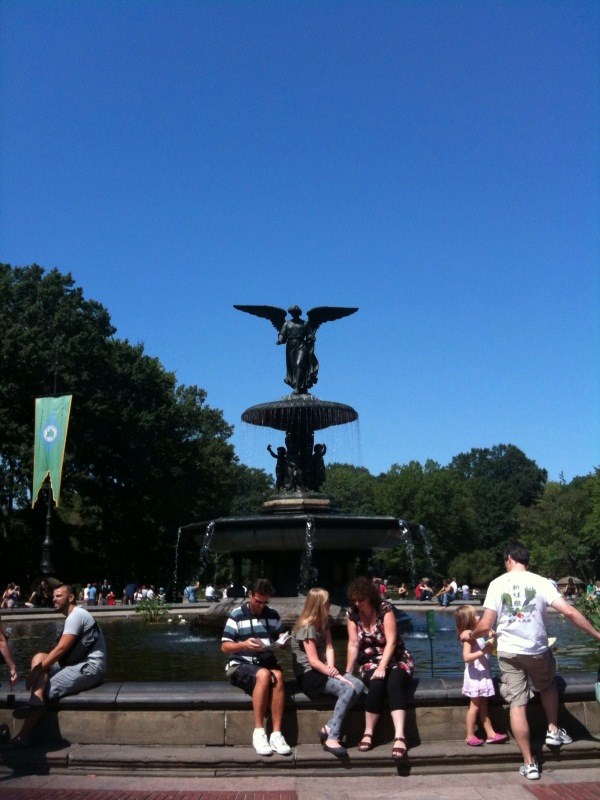 fountain in central park nyc. Fountain in Central Park - If