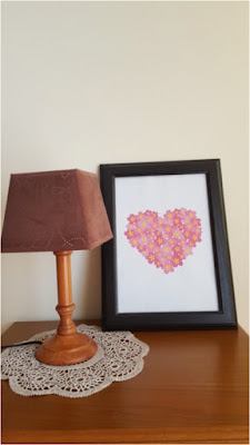 Valentine's Day Decor - flowery heart - free printable