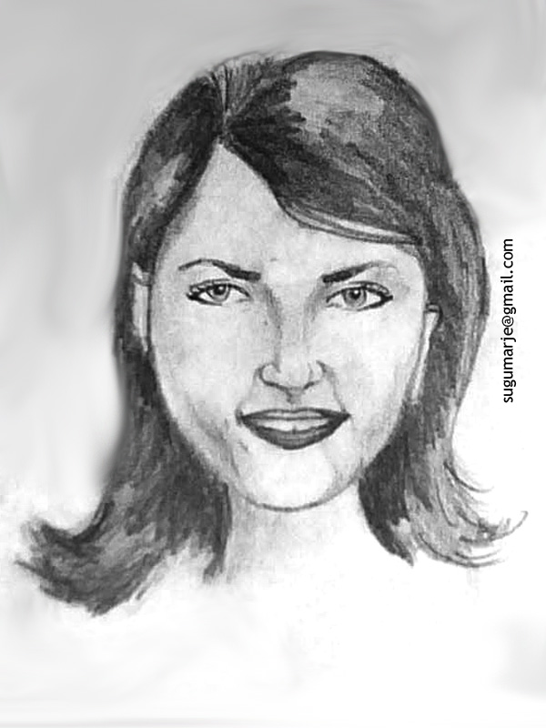 portrait drawing of a girl. Sugumarje#39;s Portrait Drawings