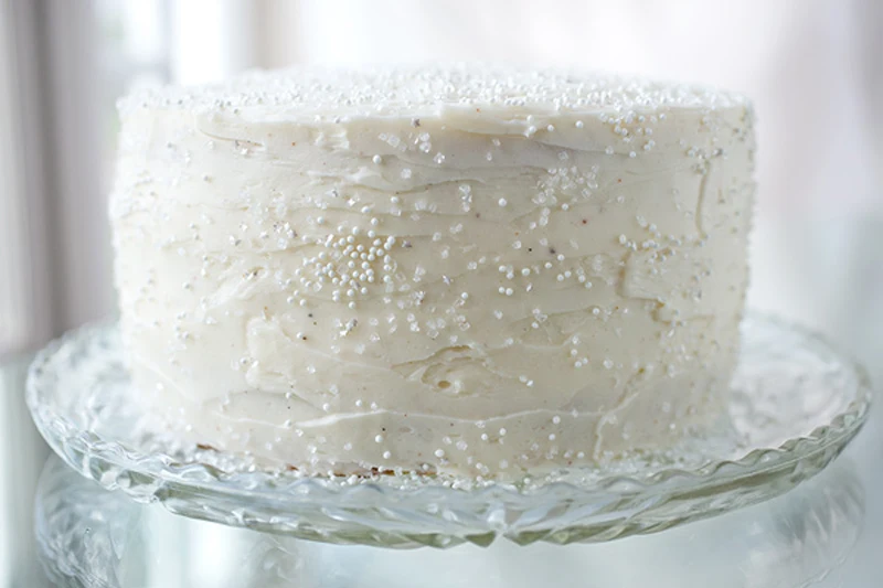 Winter Snow Flurry Cake